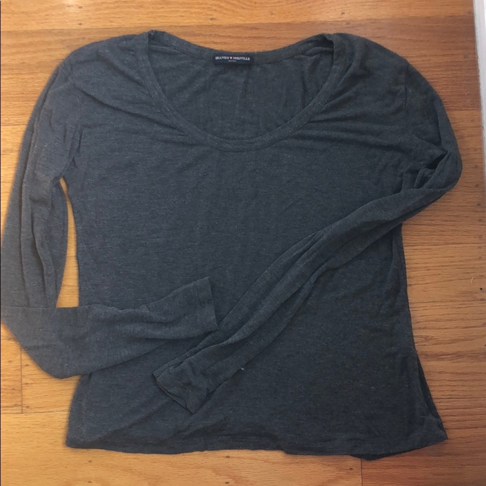 brandy grey long sleeve
